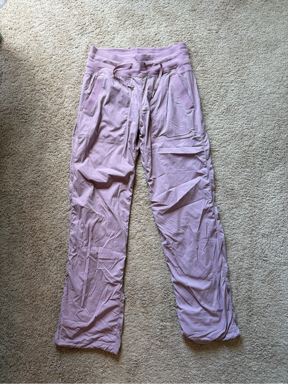 lululemon athletica dusty mauve dance studio pants